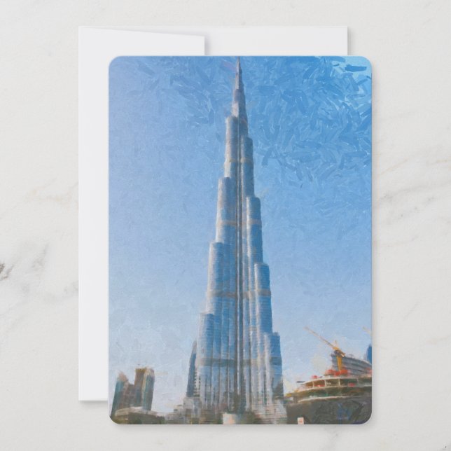 Burj Khalifa, Dubai painting (Front)