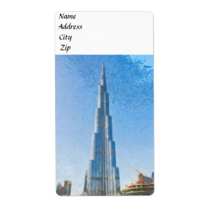 Burj Khalifa, Dubai painting