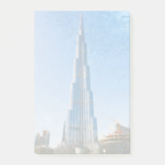 Burj Khalifa, Dubai painting Post-it Notes