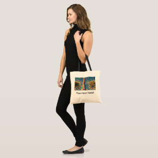 Burj Khalifa painting Tote Bag