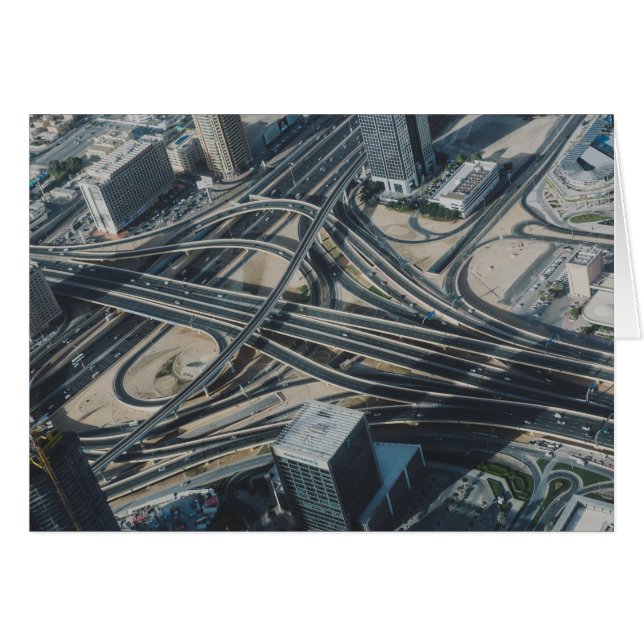Burj Khalifa road view,Dubai (Front Horizontal)