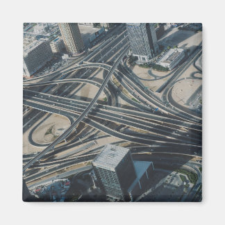 Burj Khalifa road view, Dubai Magnet