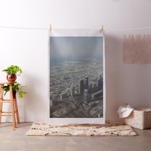 Burj Khalifa view, Dubai Fabric