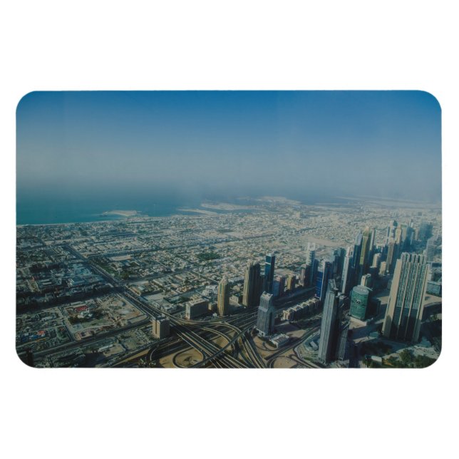 Burj Khalifa view, Dubai Magnet (Horizontal)