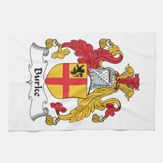 Burke Family Crest Tea Towel