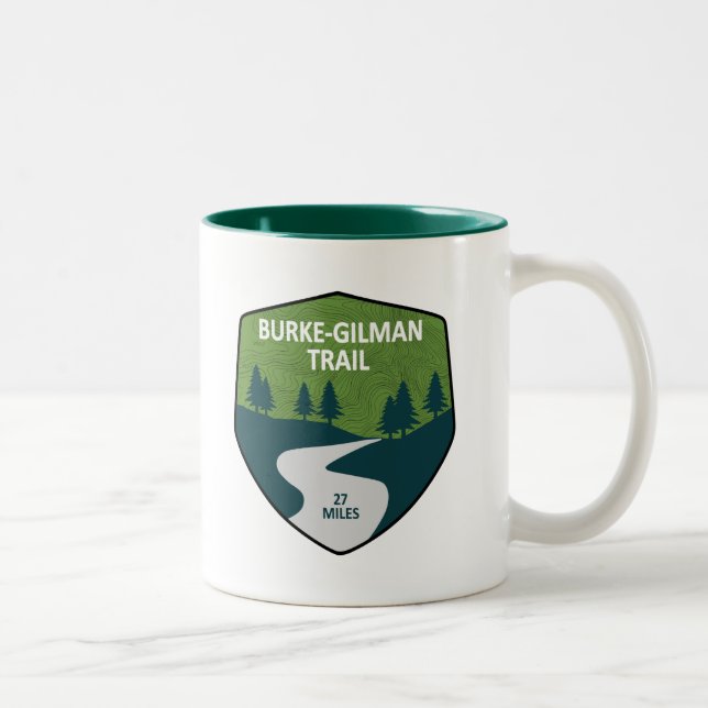 Burke-Gilman Trail Two-Tone Coffee Mug (Right)