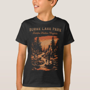 Burke Lake Park Fairfax Station Virginia Hiking Tr T-Shirt