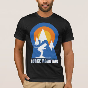 Burke Mountain Ski Sunset T-Shirt