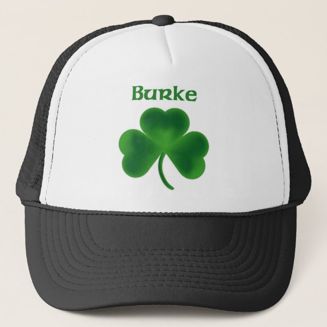 Burke Shamrock Trucker Hat (Front)
