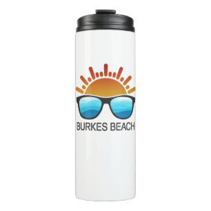 Burkes Beach South Carolina Sunglasses Thermal Tumbler