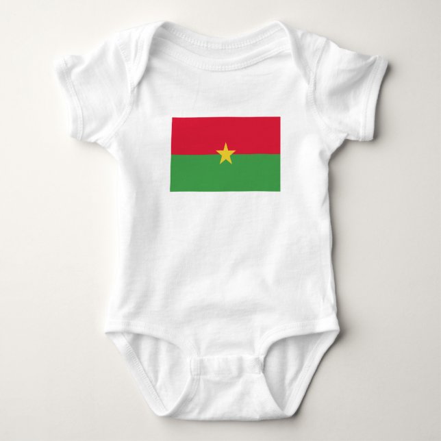 Burkina Faso Baby Bodysuit (Front)