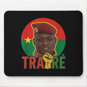 Burkina Faso - Bravo Captain Ibrahim Traoré _ Thom Mouse Pad