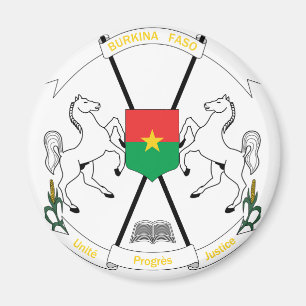 Burkina Faso Coat Of Arms Magnet