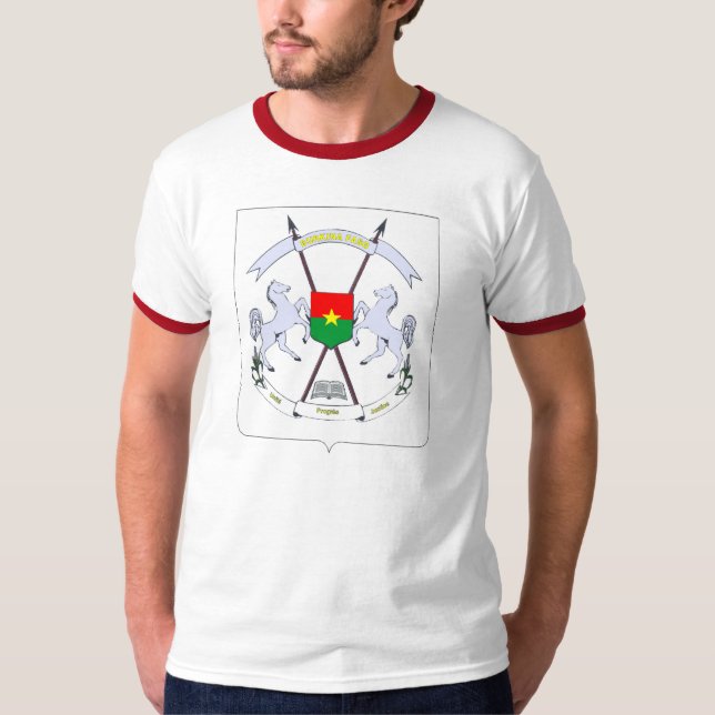 Burkina Faso Coat of Arms T-Shirt (Front)