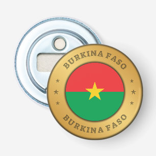 Burkina Faso Flag Bottle Opener