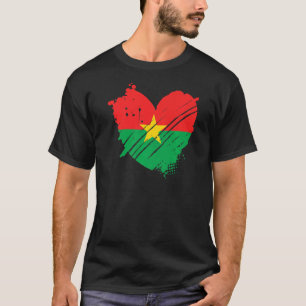 Burkina Faso Flag I love It is in my DNA for Burk T-Shirt