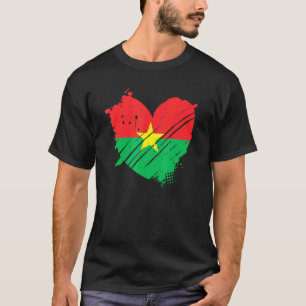 Burkina Faso Flag I Love It Is In My Dna For Burki T-Shirt