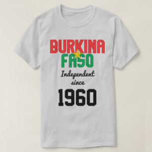 Burkina Faso Flag Independence Celebration T-Shirt