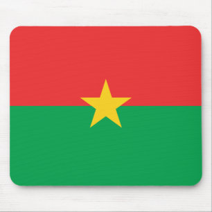 Burkina Faso Flag Mouse Pad