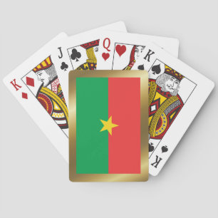 Burkina Faso Flag Playing Cards