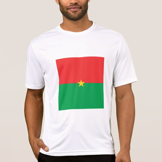 Burkina Faso flag T-Shirt (Front)
