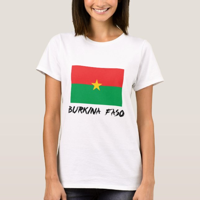Burkina Faso Flag T-Shirt (Front)