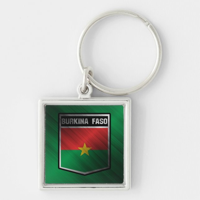 Burkina Faso Key Ring (Front)