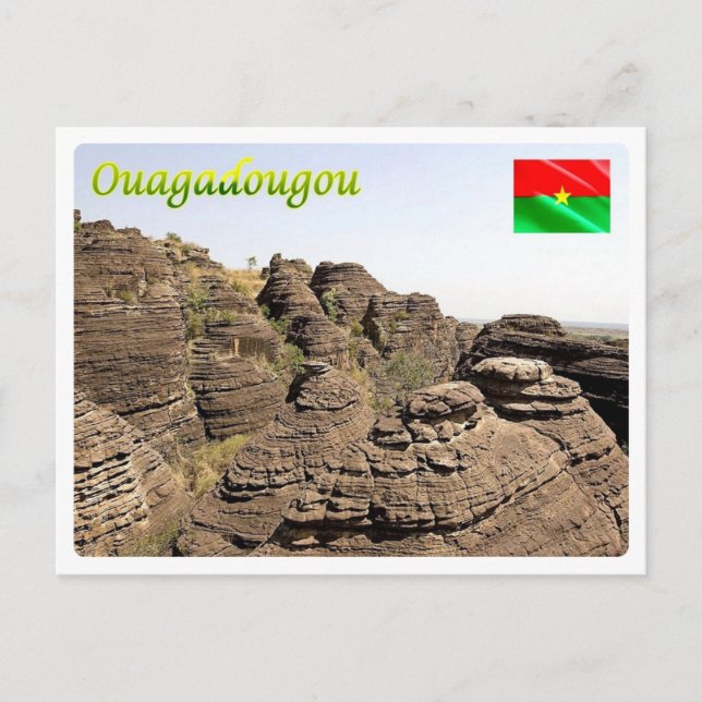 Burkina Faso - Ouagadougou - Peaks of Fabedougou - Postcard (Front)