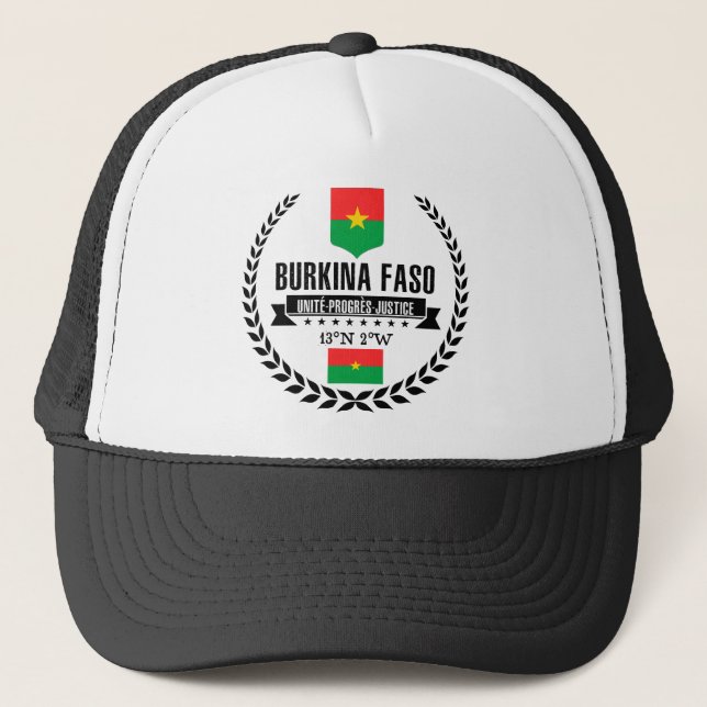Burkina Faso Trucker Hat (Front)