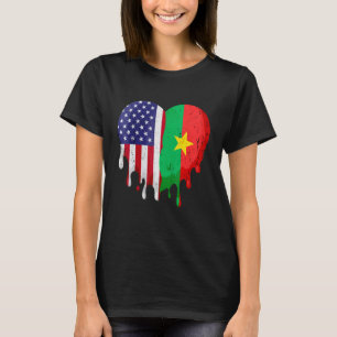 Burkinabe American Patriot Grown Country Melting H T-Shirt