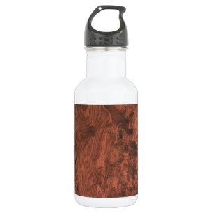 Burl Mahogany Wood Texture 532 Ml Water Bottle