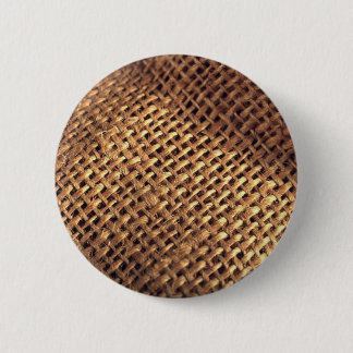 Burlap 6 Cm Round Badge