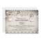burlap and mason jars engagement party invitations