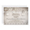 burlap and mason jars rehearsal dinner invitations