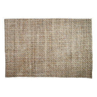 Burlap Hessian Background Texture Pillowcase