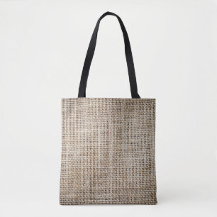 Burlap Hessian Background Texture Tote Bag