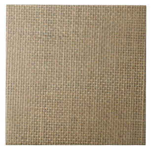 Burlap in Natural Beige Tile