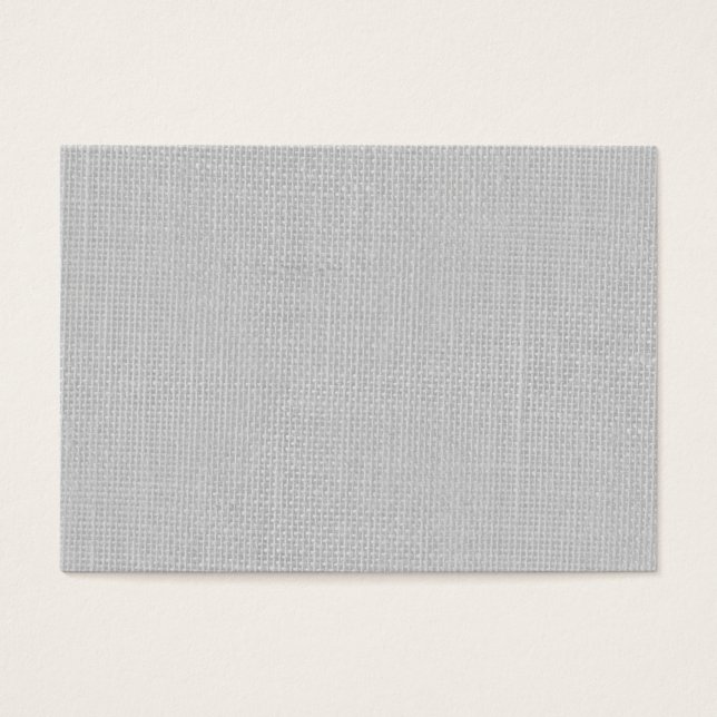 Burlap in Silvery White (Front)