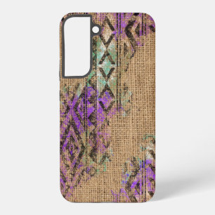 Burlap-Look Bohemian Inspired Phone Case