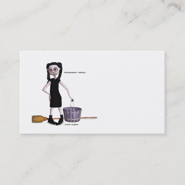 Burlap Ragdoll Business Card (Front)