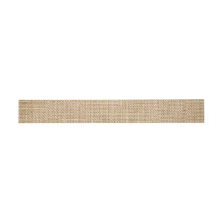 Burlap Rustic Wedding Faux Photo Texture Invitation Belly Band
