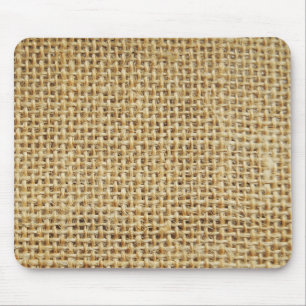 Burlap texture mouse pad