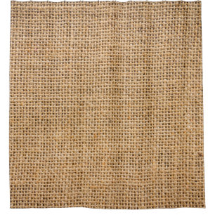 Burlap texture, seamless background shower curtain