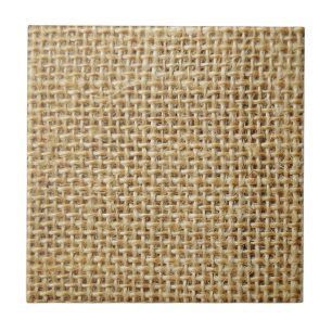 Burlap texture tile