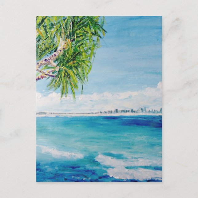 Burleigh Heads Views Postcard (Front)