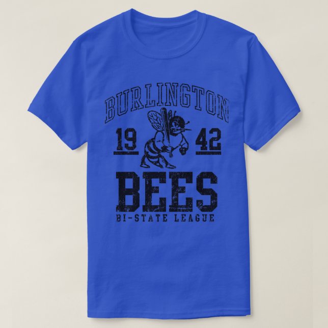 Burlington Bees T-Shirt (Design Front)