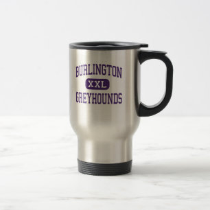 Burlington - Greyhounds - High - Burlington Iowa Travel Mug