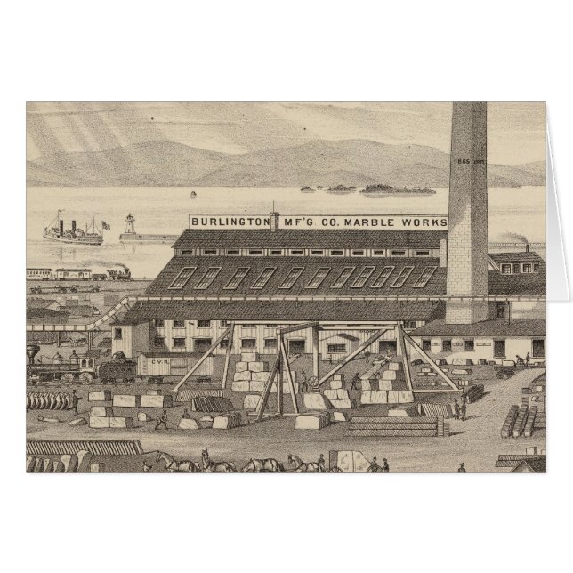 Burlington Manufacturing Co's Marble Works (Front Horizontal)