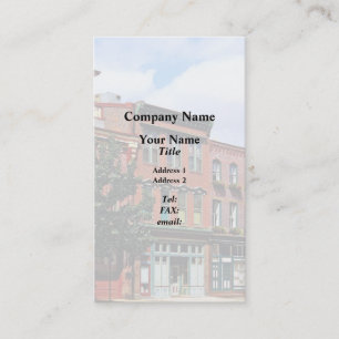 Burlington NJ - Street in Historic District Business Card