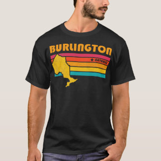 Burlington Ontario Canada Vintage Distressed Souve T-Shirt